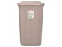 Stefanplast Pongotodo Domus Cubo de Basura 50 Litros Color Beige/Greige, Dimensiones 36.5 x 37 x 56 cm (Set de 6)