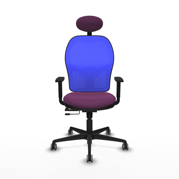 PIQUERAS Y CRESPO Silla de oficina Jorquera Morado y Azul