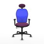 PIQUERAS Y CRESPO Silla de oficina Jorquera Morado y Azul