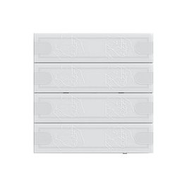 GIRA 5004003 KNX Tastsens.4 Komfort 4f TS4 Interruptor Oscilante Blanco