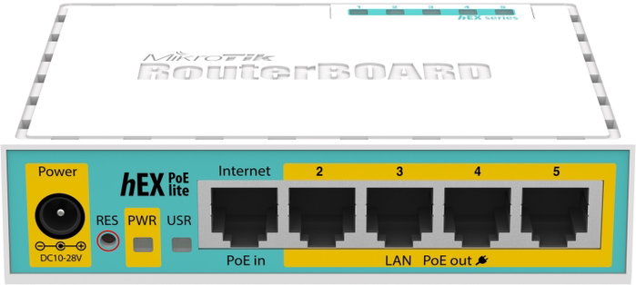 MikroTik hEX PoE lite RB750UPr2 Blanco