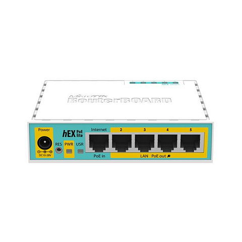 MikroTik hEX PoE lite RB750UPr2 Blanco