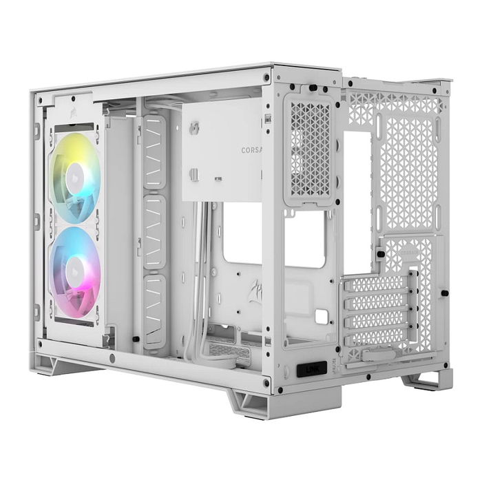 Corsair 2500X RGB Midi Tower mATX Gaming Gehäuse Blanco