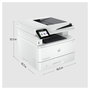 HP LaserJet Pro MFP 4102fdn - Impresora Multifunción Laser A4 Blanco y Negro 4 en 1, 40 ppm, Duplex Automático, ADF 50 Hojas, LAN, Con Tóner Inicial (2,900 Páginas), Blanco