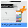 HP LaserJet Pro MFP 4102fdn - Impresora Multifunción Laser A4 Blanco y Negro 4 en 1, 40 ppm, Duplex Automático, ADF 50 Hojas, LAN, Con Tóner Inicial (2,900 Páginas), Blanco