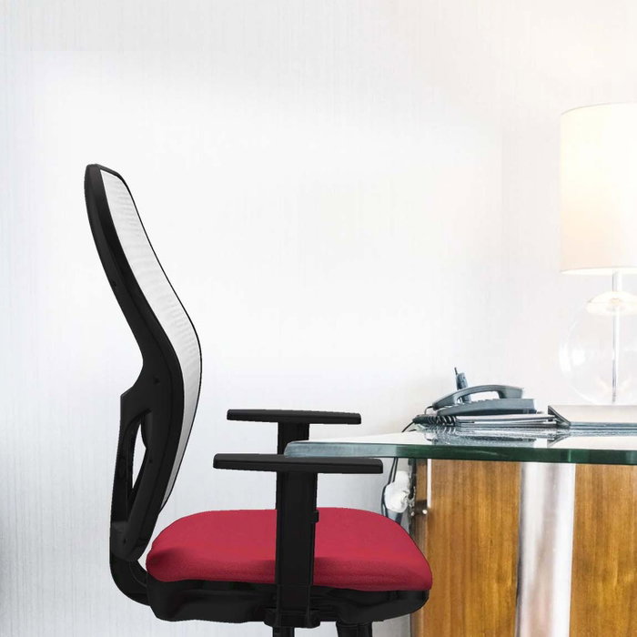 PIQUERAS Y CRESPO Silla de oficina Jorquera Morado y Blanco PIQUERAS Y CRESPO Silla de oficina Jorquera Morado y Blanco