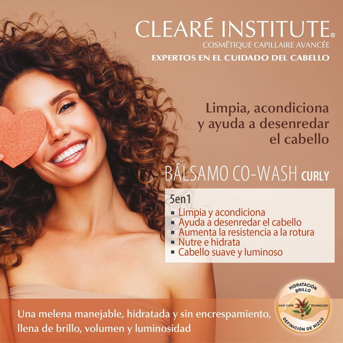 Clearé Institute Bálsamo Co-Wash Curly para Rizos Definidos