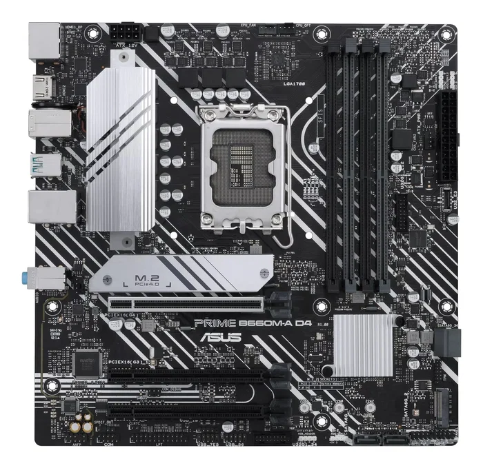 Asus Prime B660M-A D4-CSM con Socket LGA 1700 y DDR4 Asus Prime B660M-A D4-CSM con Socket LGA 1700 y DDR4