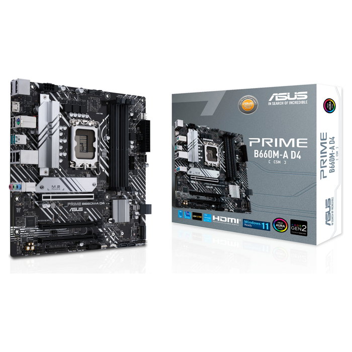 ASUS PRIME B660M-A D4-CSM DDR4 Micro ATX