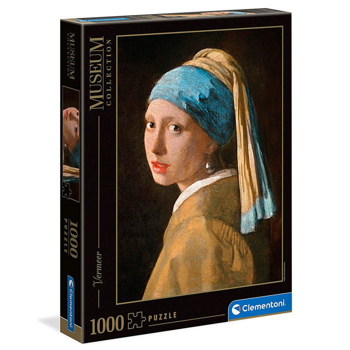 Clementoni Puzzle La Chica de la Perla Vermeer Museum Collection 1000 piezas Clementoni Puzzle La Chica de la Perla Vermeer Museum Collection 1000 piezas