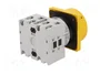 LOVATO ELECTRIC Interruptor de leva de 2 posiciones, 20A, 0-1