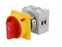 LOVATO ELECTRIC Interruptor de leva de 2 posiciones, 20A, 0-1