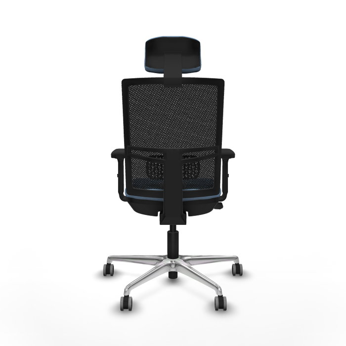 PIQUERAS Y CRESPO Silla de oficina Yunquera con mecanismo Sincro/Traslack, Azul cielo y Negro PIQUERAS Y CRESPO Silla de oficina Yunquera con mecanismo Sincro/Traslack, Azul cielo y Negro