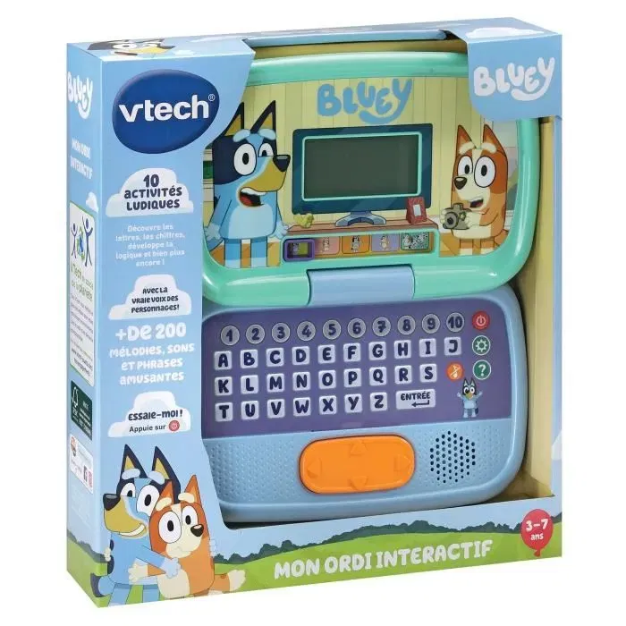 Vtech VT3417765309052 Mi Computadora Interactiva Bluey - Idioma Francés Vtech VT3417765309052 Mi Computadora Interactiva Bluey - Idioma Francés