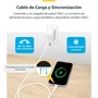Startech USB2CC1MNCWHE Cable de Carga USB-C 1m 60W Power Delivery Blanco Macho a Macho Tipo C para Ordenador Portátil y Dispositivos Móviles