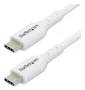 Startech USB2CC1MNCWHE Cable de Carga USB-C 1m 60W Power Delivery Blanco Macho a Macho Tipo C para Ordenador Portátil y Dispositivos Móviles