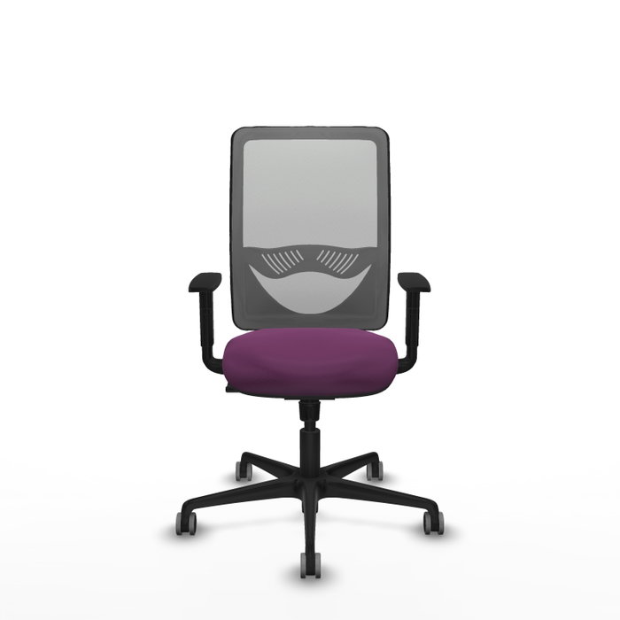 PIQUERAS Y CRESPO Silla de oficina Zulema con mecanismo Sincro, Morado y Gris PIQUERAS Y CRESPO Silla de oficina Zulema con mecanismo Sincro, Morado y Gris
