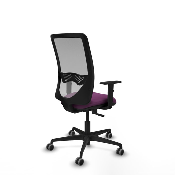 PIQUERAS Y CRESPO Silla de oficina Zulema con mecanismo Sincro, Morado y Gris PIQUERAS Y CRESPO Silla de oficina Zulema con mecanismo Sincro, Morado y Gris