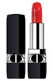 Couture Colour Floral, Acabado satinado, Lápiz labial cremoso, 080, Sonrisa roja, Recargable, 3.5 g
