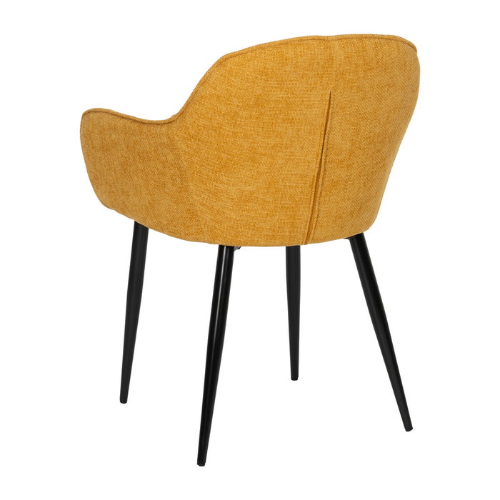 Silla Amarillo Tejido-Metal Contract 61 X 59,50 X 83 cm (Set de 2) Silla Amarillo Tejido-Metal Contract 61 X 59,50 X 83 cm (Set de 2)