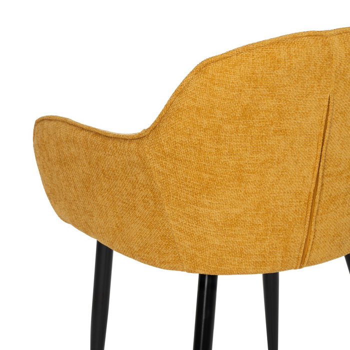Silla Amarillo Tejido-Metal Contract 61 X 59,50 X 83 cm (Set de 2) Silla Amarillo Tejido-Metal Contract 61 X 59,50 X 83 cm (Set de 2)