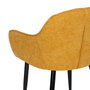 Silla Amarillo Tejido-Metal Contract 61 X 59,50 X 83 cm (Set de 2)