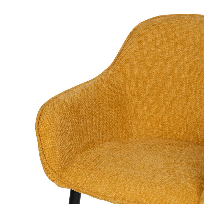 Silla Amarillo Tejido-Metal Contract 61 X 59,50 X 83 cm (Set de 2) Silla Amarillo Tejido-Metal Contract 61 X 59,50 X 83 cm (Set de 2)