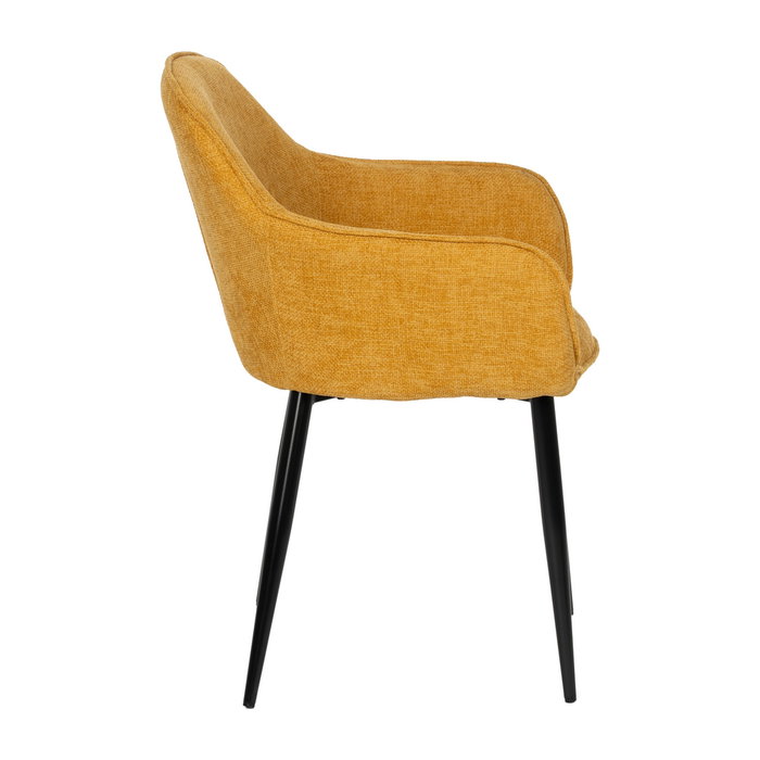 Silla Amarillo Tejido-Metal Contract 61 X 59,50 X 83 cm (Set de 2) Silla Amarillo Tejido-Metal Contract 61 X 59,50 X 83 cm (Set de 2)