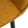Silla Amarillo Tejido-Metal Contract 61 X 59,50 X 83 cm (Set de 2)