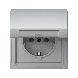 GIRA TX44 Schuko Aluminio 250V 16A 29mm