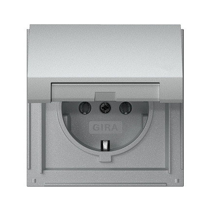 GIRA TX44 Schuko KD Gira TX_44 F Alu GIRA TX44 Schuko KD Gira TX_44 F Alu