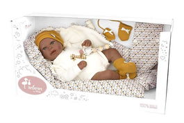 Muñecas Arias Muñeca Reborn 45 cm Rafael con Saco Portabebé Español