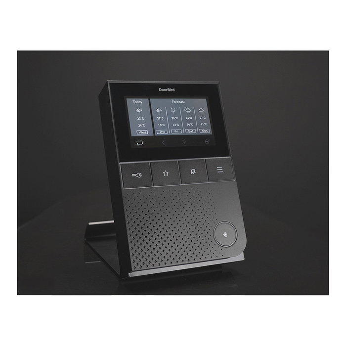 DoorBird A1101 Videoportero Interior IP Negro, Pantalla 4" IPS, WiFi, PoE