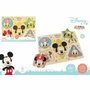WOOMAX Puzzle de madera Disney encajable 30x22 cm