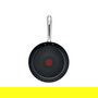 Tefal Duetto+ G732S3 Set de 3 Sartenes Antiadherentes de Titanio, 20/24/28 cm, para Inducción, Negro, con Indicador Thermosignal