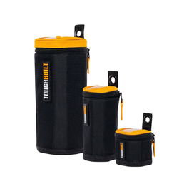 Toughbuilt Bolsas Organizadoras Softbox Torre de 28, 15 y 7 cm, 3 Unidades, para Herramientas Pequeñas, Malla Resistente con Ventanas y Cremallera