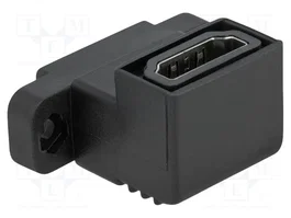 DeLOCK Easy 45 HDMI Adapter gewinkelt 90° Negro