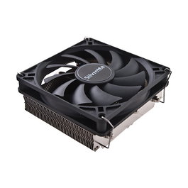 EKL Alpenfön Silvretta Cooler Multi para CPU | Sockets AM2, AM3, FM1, FM2, LGA 1151 | Ventilador PWM 92mm, Flujo de aire 80.03 m³/h, Negro