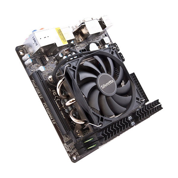 EKL Alpenfön Silvretta Cooler Multi para CPU | Sockets AM2, AM3, FM1, FM2, LGA 1151 | Ventilador PWM 92mm, Flujo de aire 80.03 m³/h, Negro