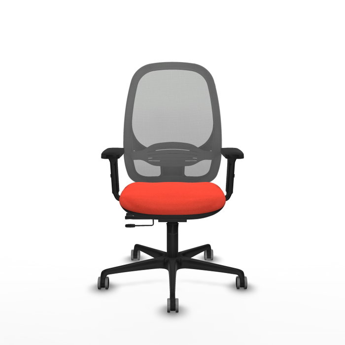 PIQUERAS Y CRESPO Silla de oficina Cilanco Naranja oscuro y Gris PIQUERAS Y CRESPO Silla de oficina Cilanco Naranja oscuro y Gris