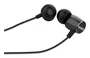 Aiwa Auriculares Intrauditivos ESTM-20BK con Micrófono, Cable 3.5mm, Almohadillas S/M/L Incluidas, Color Negro