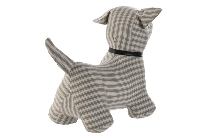 DKD Home Decor Sujetapuertas Algodón Diseño Perro y Rayas, Pack de 2 DKD Home Decor Sujetapuertas Algodón Diseño Perro y Rayas, Pack de 2