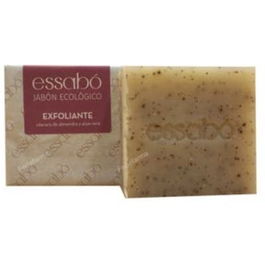 ESSABO Jabón Exfoliante con Aloe Vera y Cáscara de Almendra 120Gr. Eco