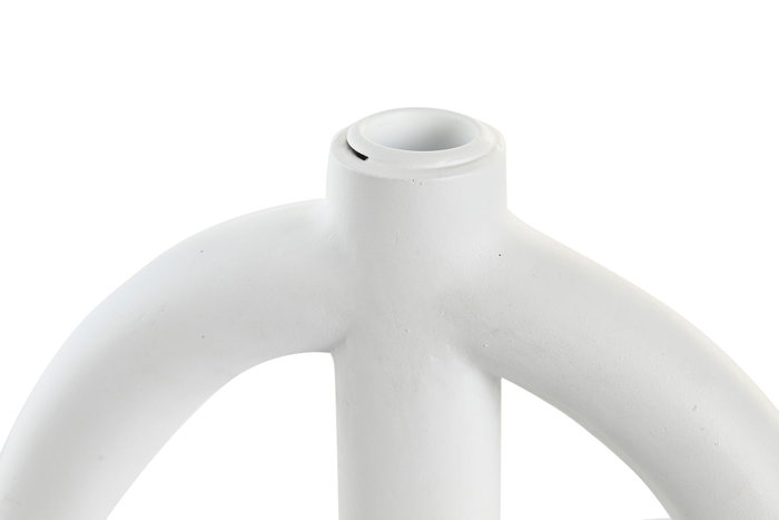 DKD Home Decor Candelabro Blanco Resina 21.5 x 23 x 21.5 cm DKD Home Decor Candelabro Blanco Resina 21.5 x 23 x 21.5 cm