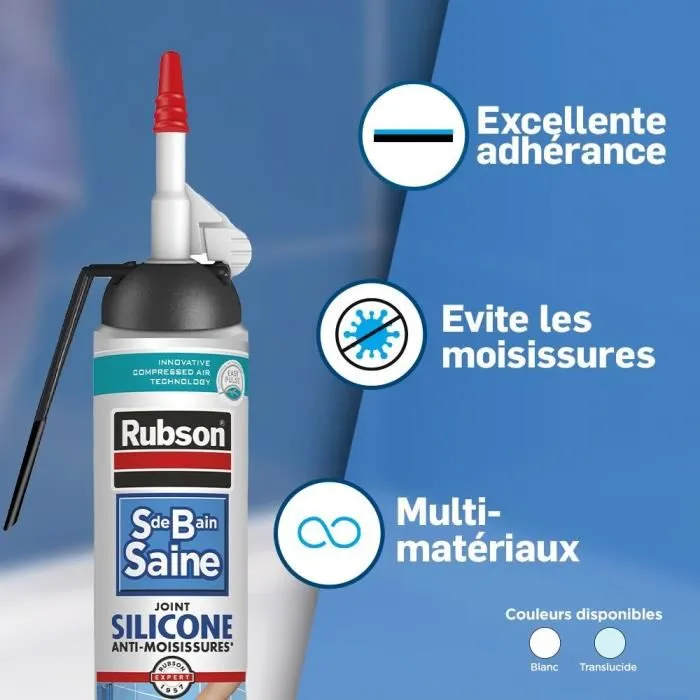 Rubson 2683038 Sellador Sanitario para Baño Saludable Fácil Blanco 200ml Rubson 2683038 Sellador Sanitario para Baño Saludable Fácil Blanco 200ml