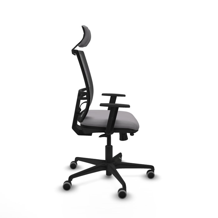 PIQUERAS Y CRESPO Silla de oficina Yunquera Gris y Negro PIQUERAS Y CRESPO Silla de oficina Yunquera Gris y Negro