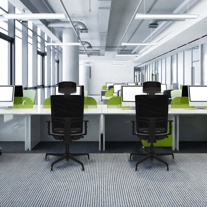 PIQUERAS Y CRESPO Silla de oficina Yunquera Gris y Negro PIQUERAS Y CRESPO Silla de oficina Yunquera Gris y Negro