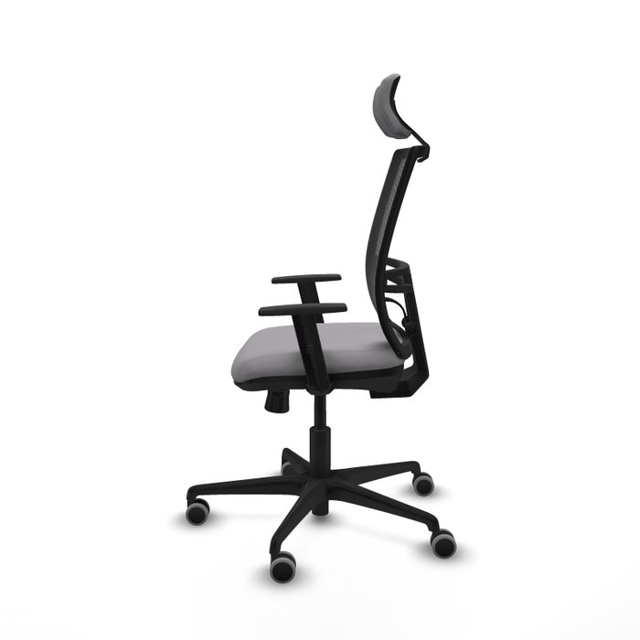 PIQUERAS Y CRESPO Silla de oficina Yunquera Gris y Negro PIQUERAS Y CRESPO Silla de oficina Yunquera Gris y Negro