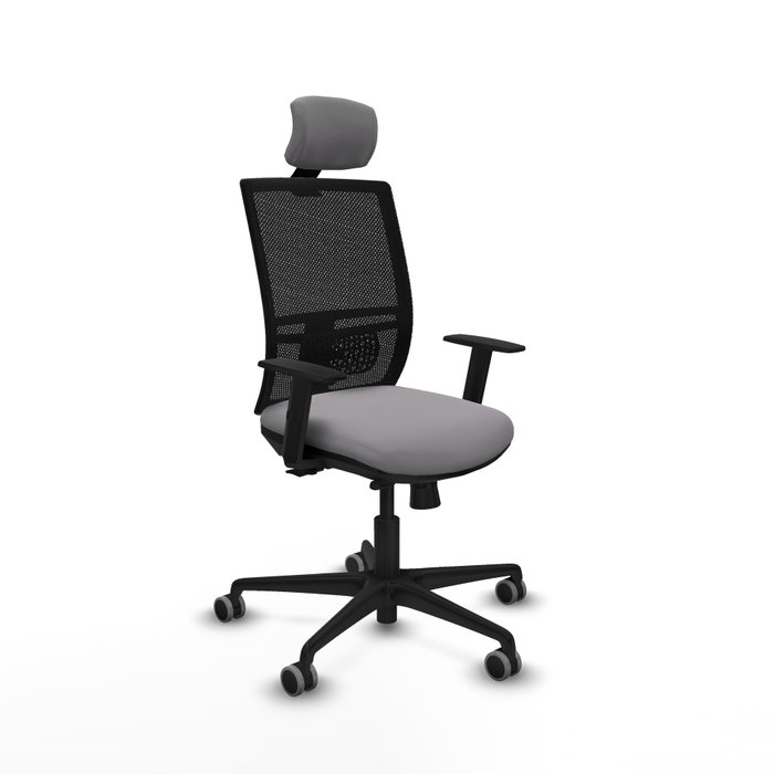 PIQUERAS Y CRESPO Silla de oficina Yunquera Gris y Negro PIQUERAS Y CRESPO Silla de oficina Yunquera Gris y Negro