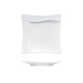 Bauscher Plato Llano Pleasure, Vajilla de Porcelana, 20 cm de Diámetro (Set de 6)